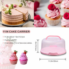 SETLUX multiuse container stores cake, fruits, or pizza while protecting from dust.