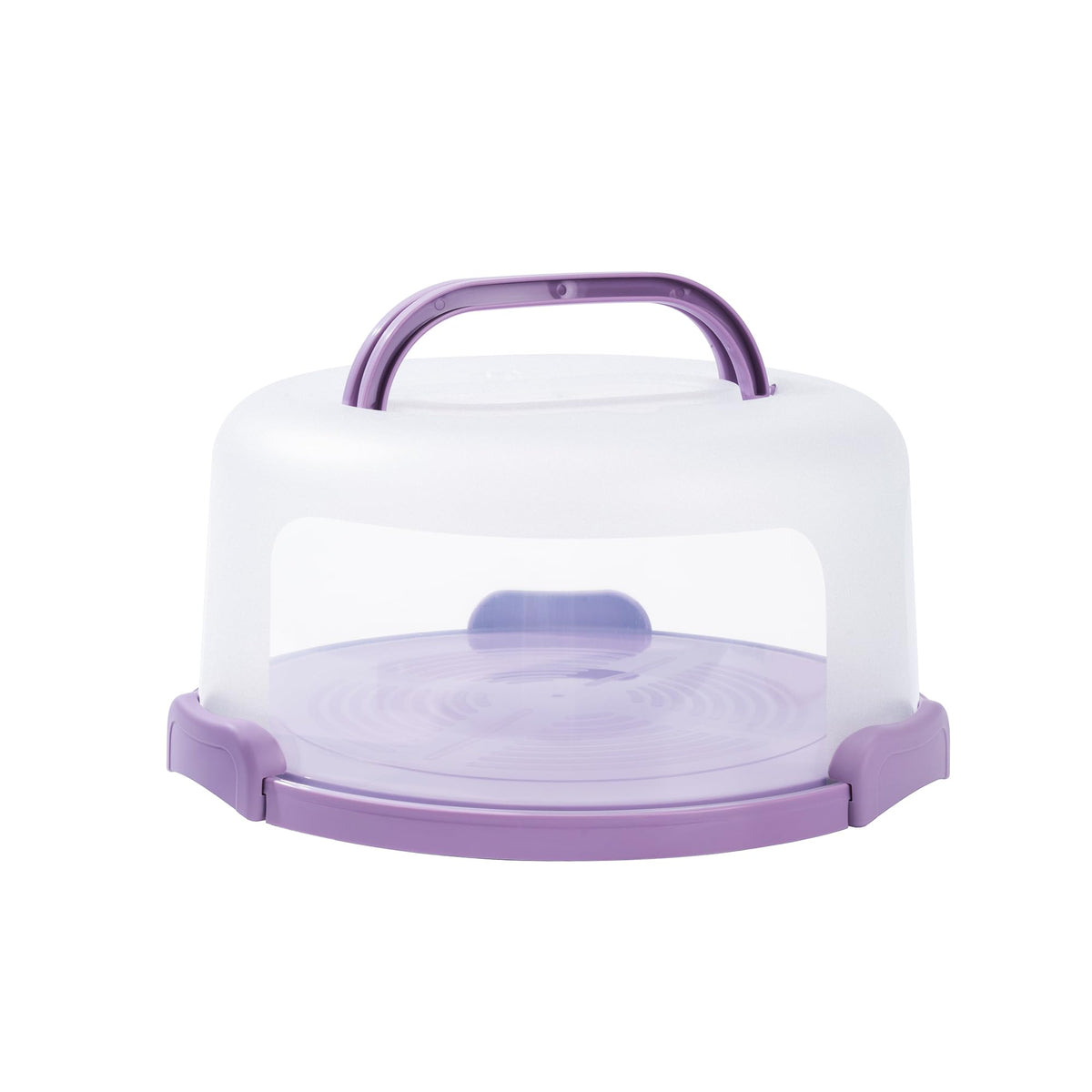 SETLUX round cake container with lid keeps treats fresh on the go.