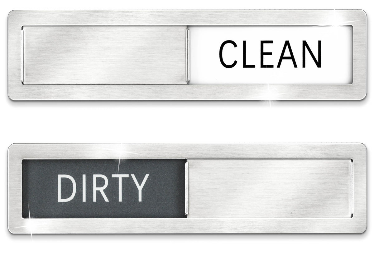 SETTER HOME Clean Dirty Magnet for dishwasher front view shows clear status at a glance.