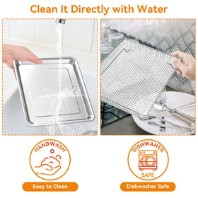 SettleDown dishwasher-safe tray, quick cleanup after cooking