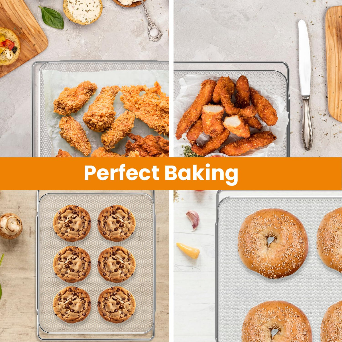 SettleDown Breville Pro mesh basket even-cook performance supports versatile home cooking