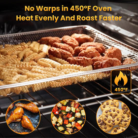 SettleDown Breville Pro mesh basket non-stick coating helps food release easily