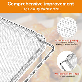 SettleDown Breville Pro mesh basket stackable design saves space when not in use