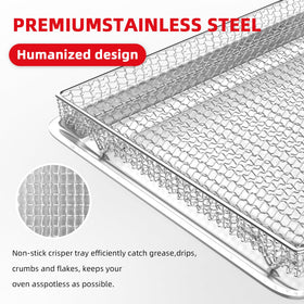 SettleDown dishwasher-safe tray simplifies cleanup after air frying meals.
