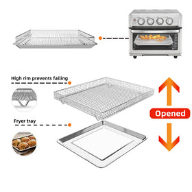SettleDown non-toxic materials ensure safe, tasteless cooking at high temps.