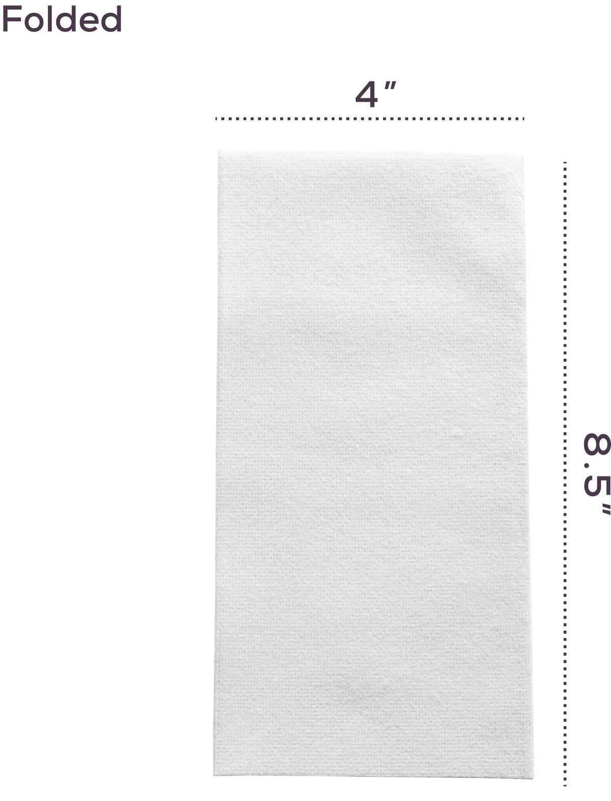 SETUP linen-feel guest towels table setup enhances event aesthetics and disposal ease.