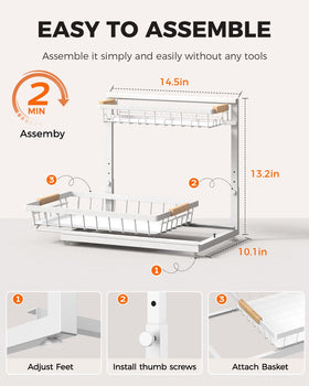 Sevenblue 24/7 customer service supports under-sink organization needs.