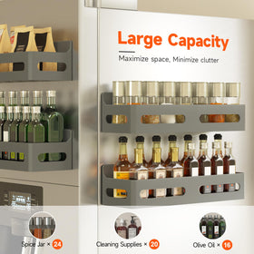 Sevenblue ABS material rack close-up; durable, rustproof, and easy to clean.