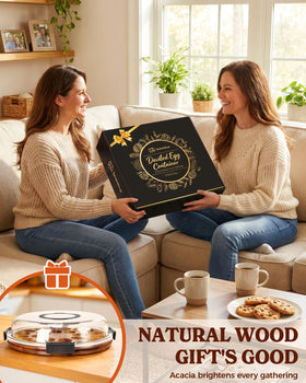 Sevenblue durable acacia wood surface adds rustic elegance and long lasting use
