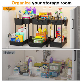 Sevenblue accessories include hanging cup for extra kitchen or bath storage.