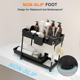 Sevenblue compact-design maximizes tight spaces with a second-tier shelf