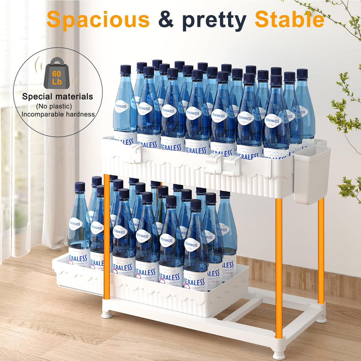 Sevenblue sliding drawer design for easy reach and organization.