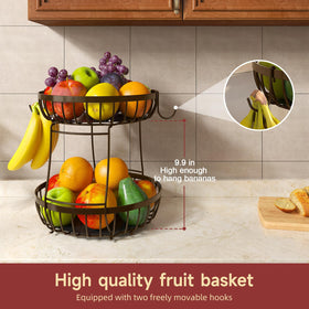Sevenblue detachable metal bowl with wooden handle, easy to move and clean.