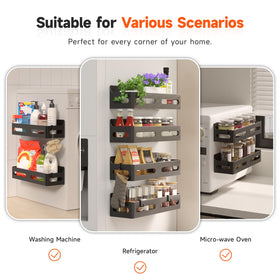 Sevenblue fridge door attachment for organized kitchen on metal surfaces