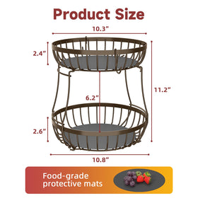 Sevenblue gift-ready basket adds style to any space.