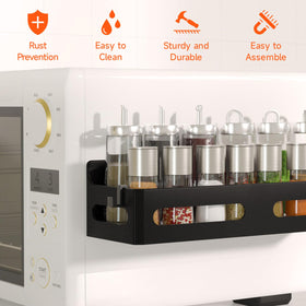 Sevenblue magnetic storage rack suitable for fridge, microwave, whiteboard, or tool wall