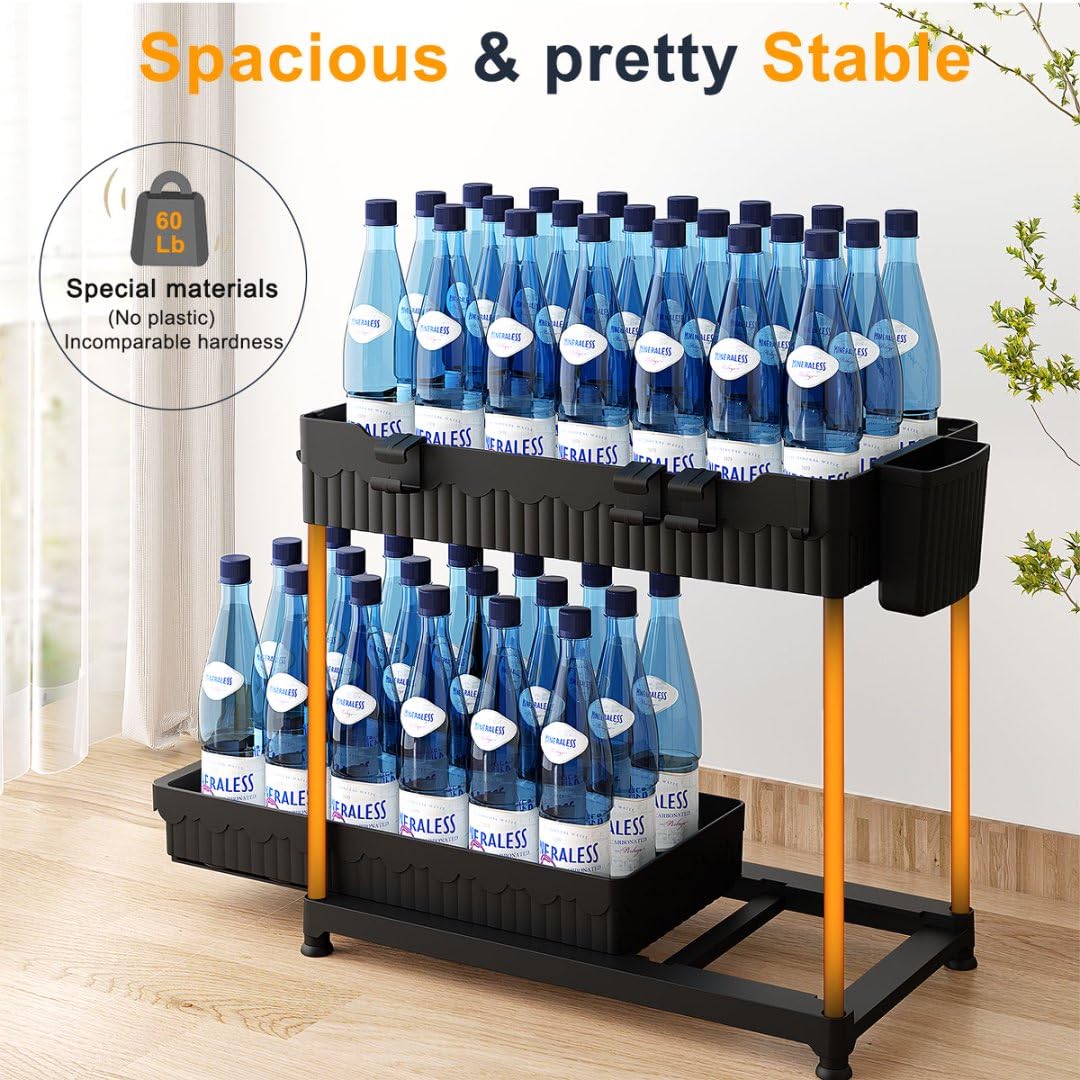 Sevenblue reinforced metal rods support heavy shelves with confidence.