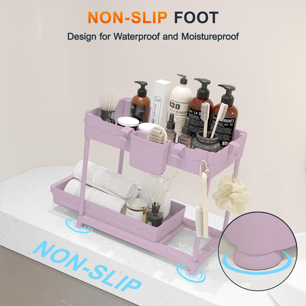 Sevenblue smooth-slide bottom drawer offers effortless reach
