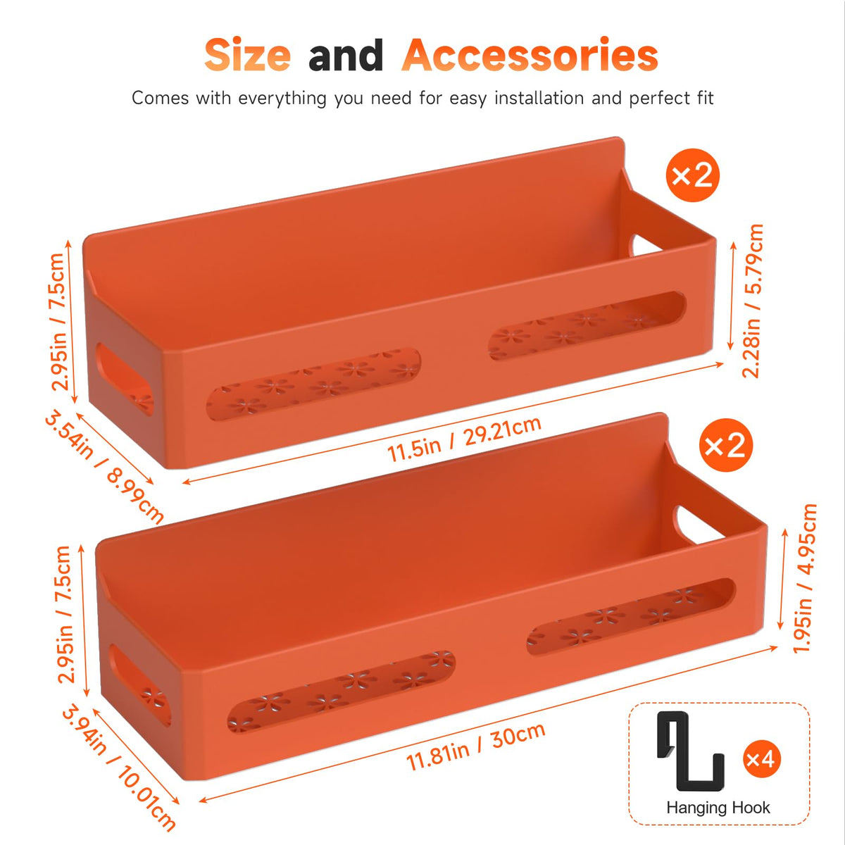 Sevenblue kitchen organization rack frees counter space and improves access.