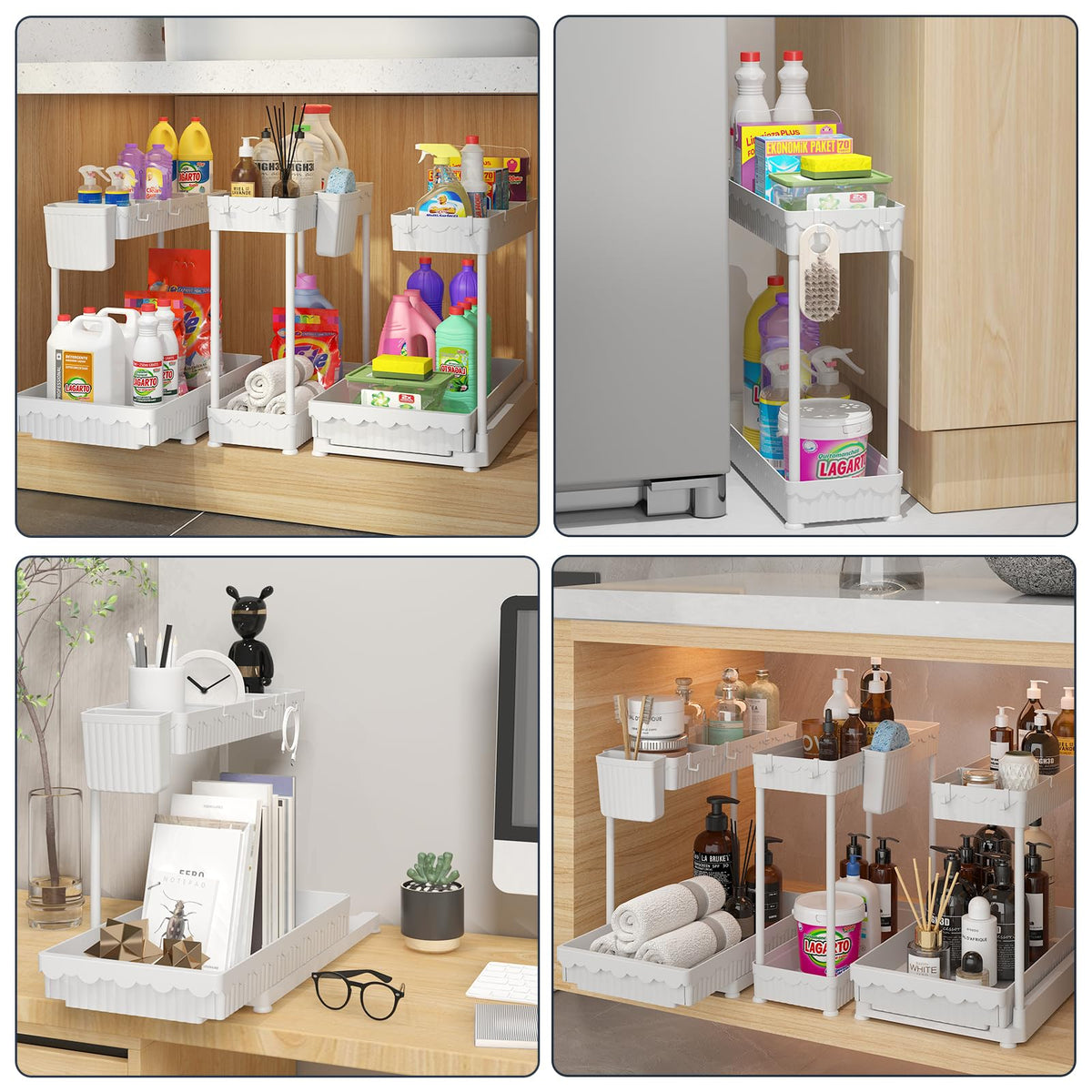 Sevenblue under-sink organizer assembly-instructions guide for fast setup.