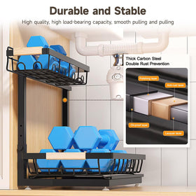Sevenblue rust-resistant baked finish keeps the surface clean and shiny.