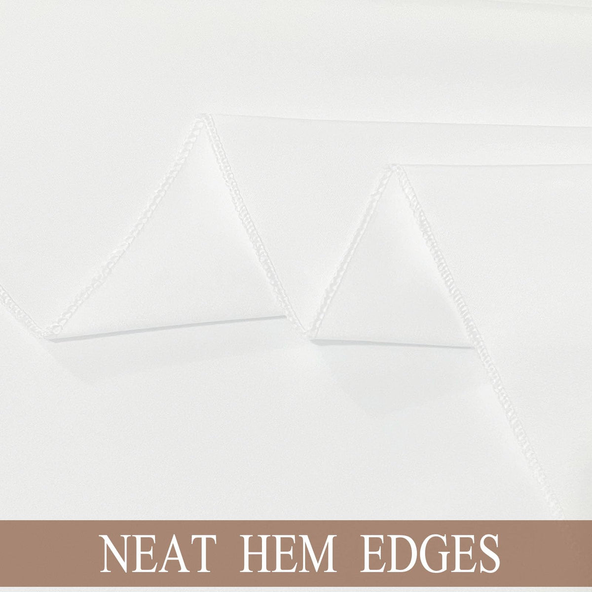 Seveups bright white fabric stays fresh after proper care.