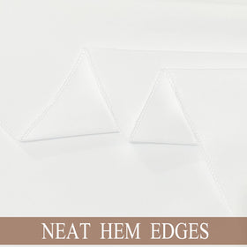 Seveups bright white fabric stays fresh after proper care.