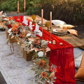 Seveups versatile decor idea for Christmas and Thanksgiving tables