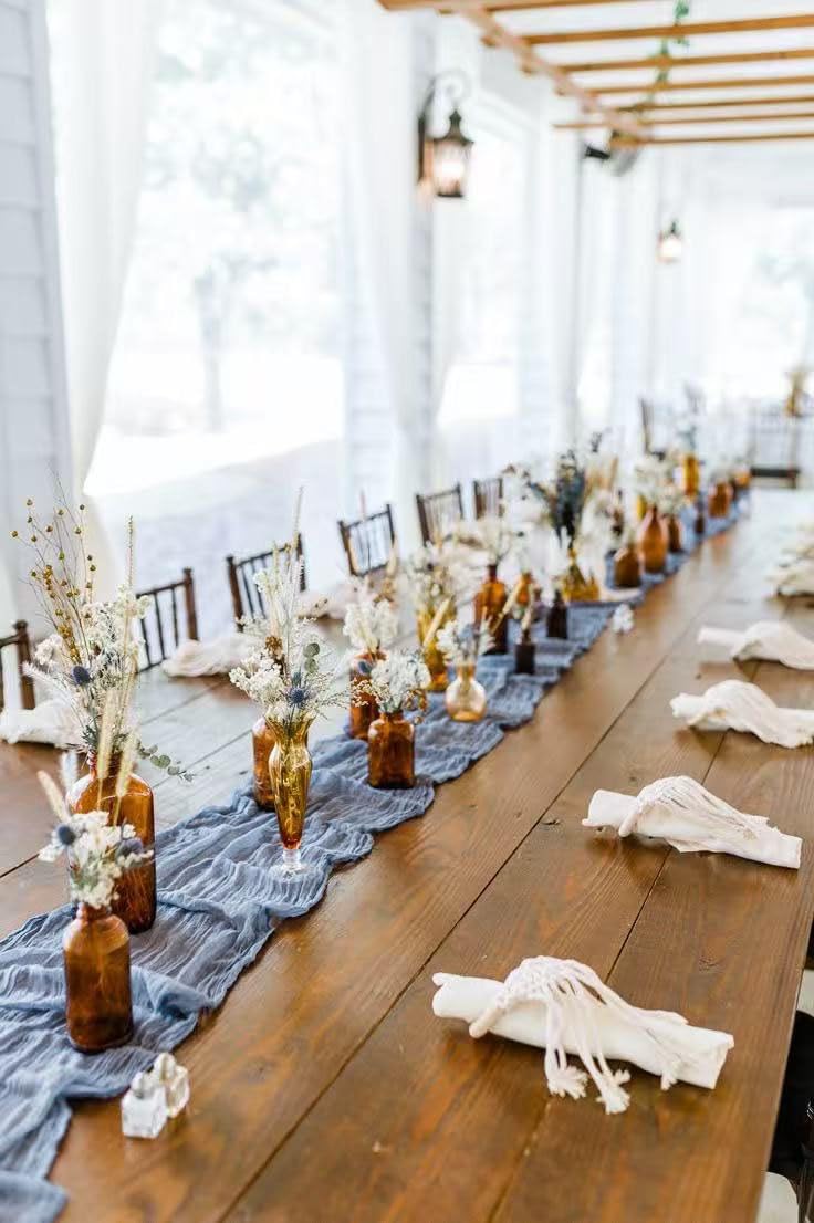 Seveups care guide for dusty blue cheesecloth runner preserves texture and longevity