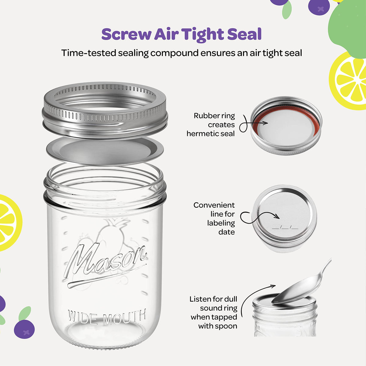 Sewanta toxin-free soda-lime glass keeps contents visible and safe.