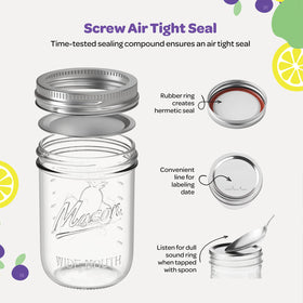 Sewanta toxin-free soda-lime glass keeps contents visible and safe.