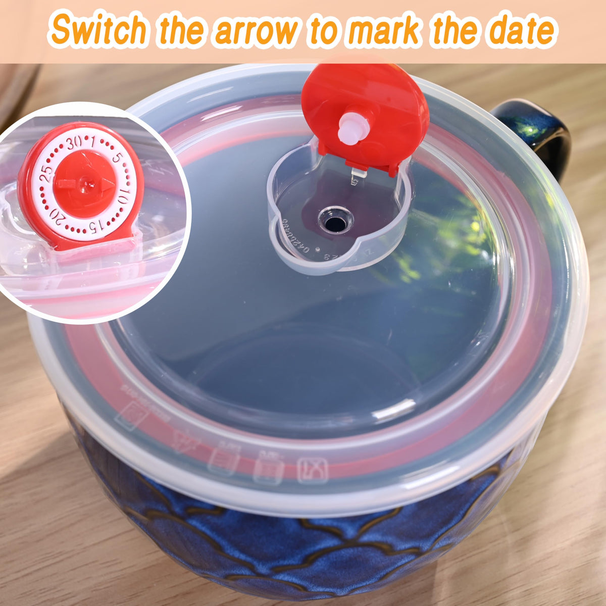 Seworlan microwave and dishwasher safe for busy days.