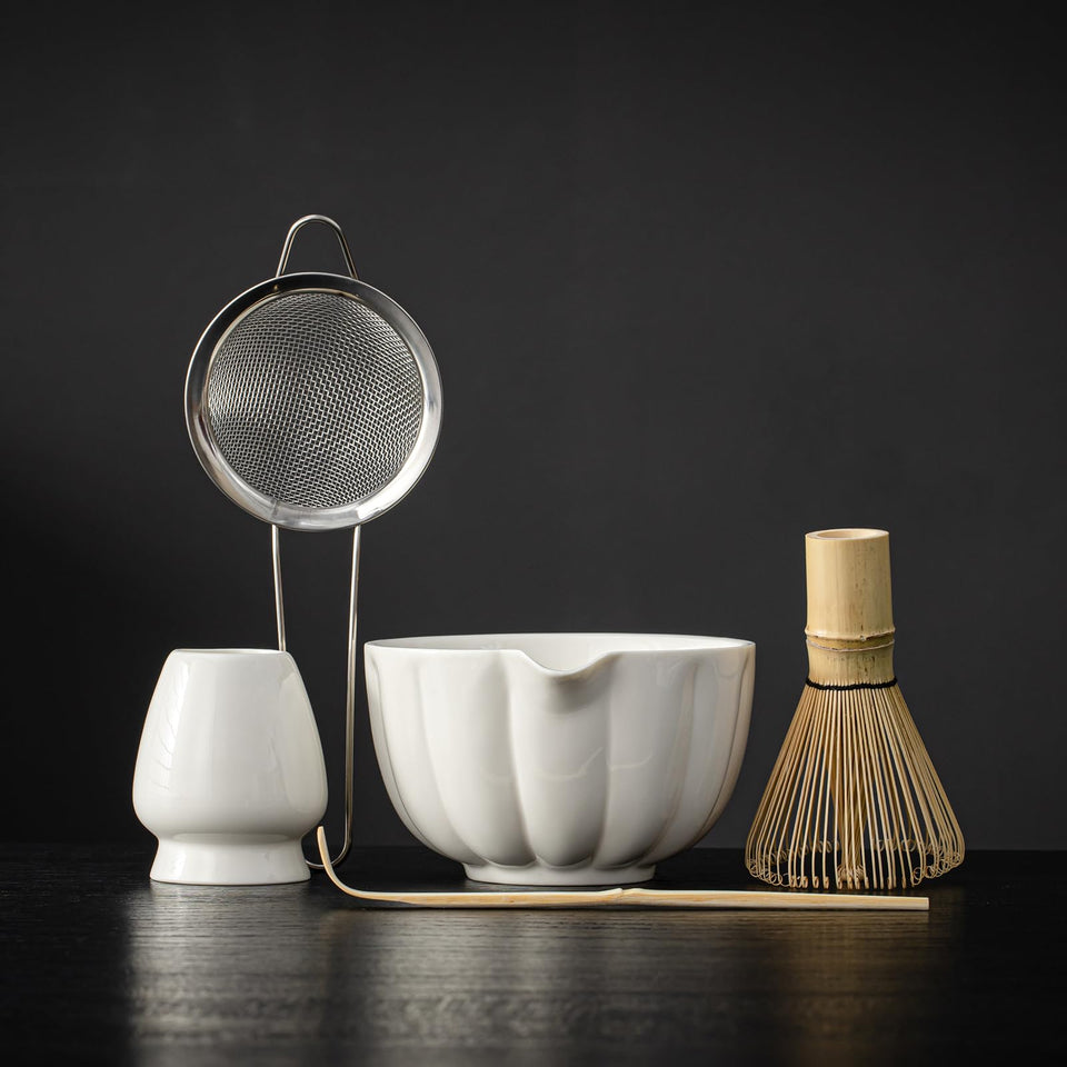 SFTXEY ceramic 18oz matcha bowl for smooth pouring and elegant presentation.