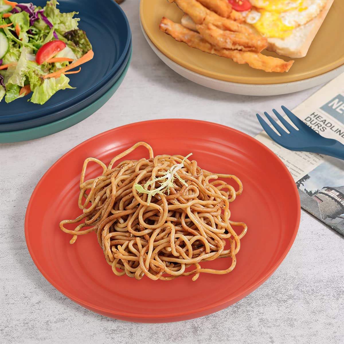 SGAOFIEE colorful dining collection adds vibrant style to any table.