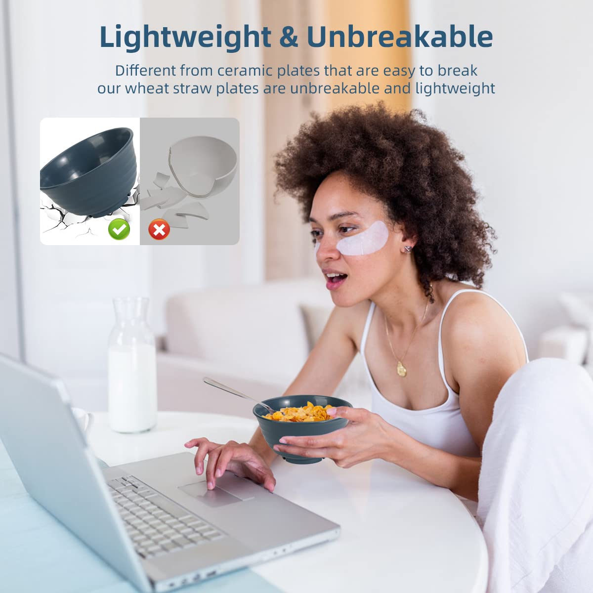 SGAOFIEE microwave-safe dishware for quick reheats and meals.