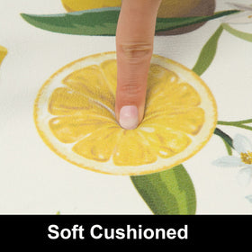 SHACOS lemon mats waterproof surface is easy to wipe clean