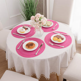 SHACOS 6-pack placemats are compact for storage