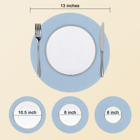SHACOS easy cleanup placemats keep surfaces clean for kids and guests.