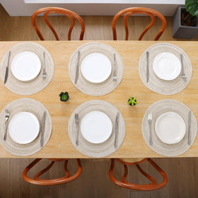 SHACOS foldable six-pack placemats for easy transport
