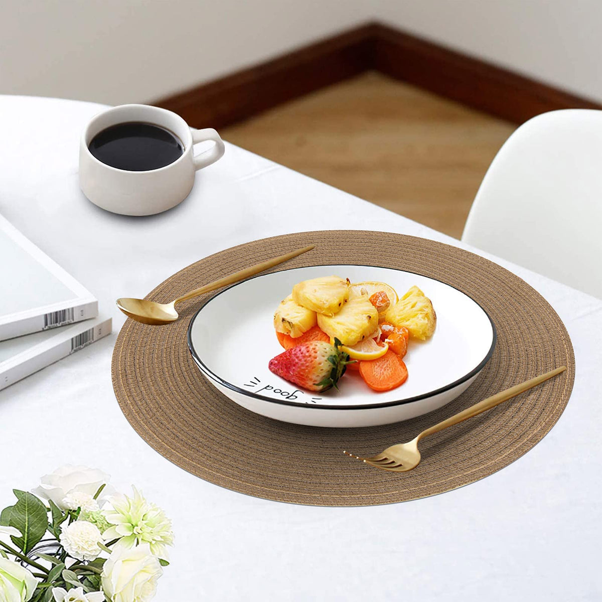 SHACOS placemat used for birthday gatherings