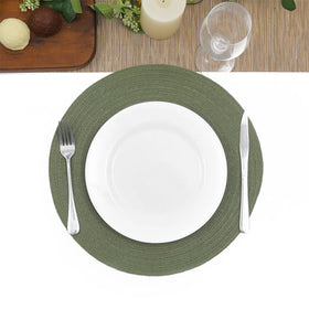 SHACOS six-pack placemats complement a coordinated table setting