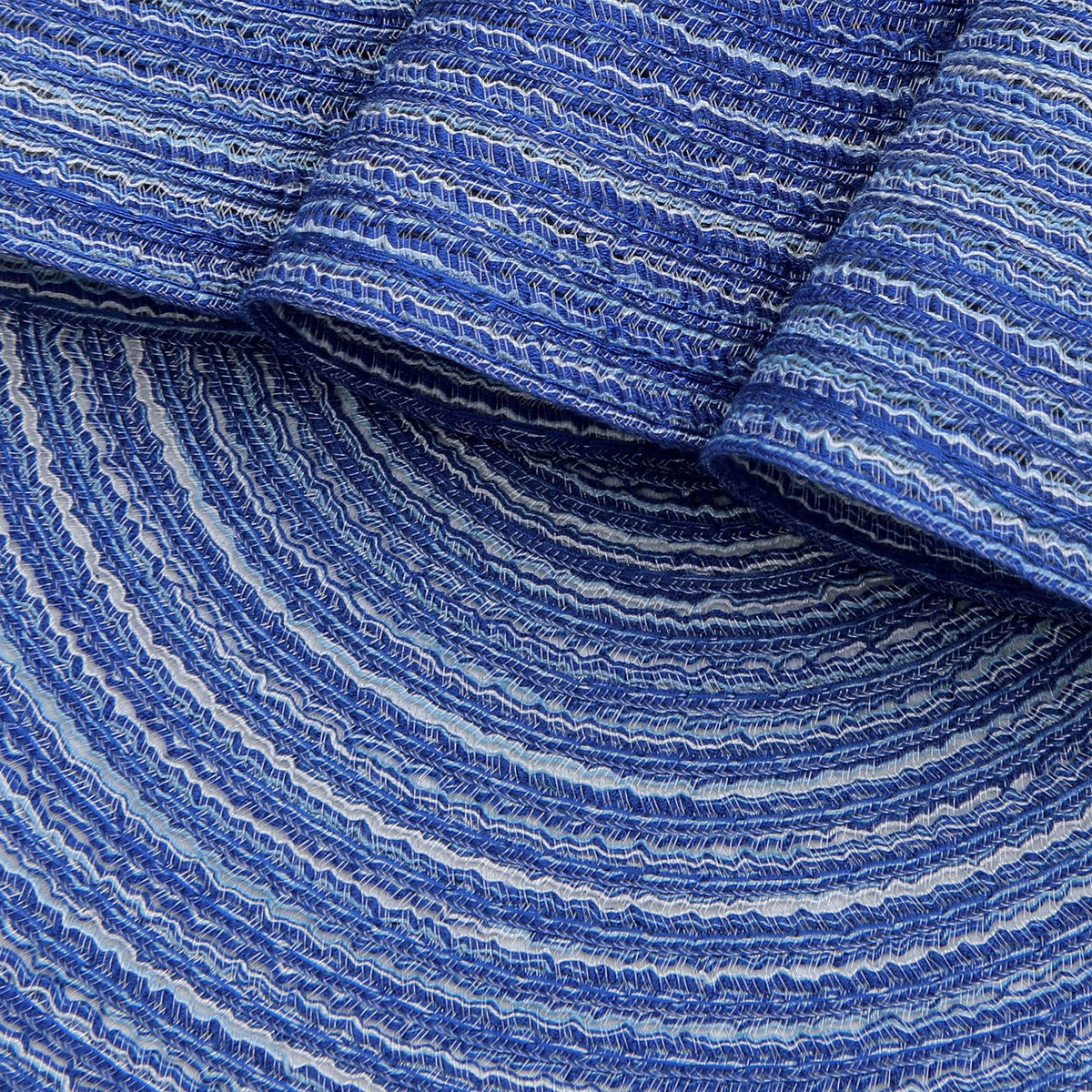 SHACOS blue white design complements many dining room styles with ease.