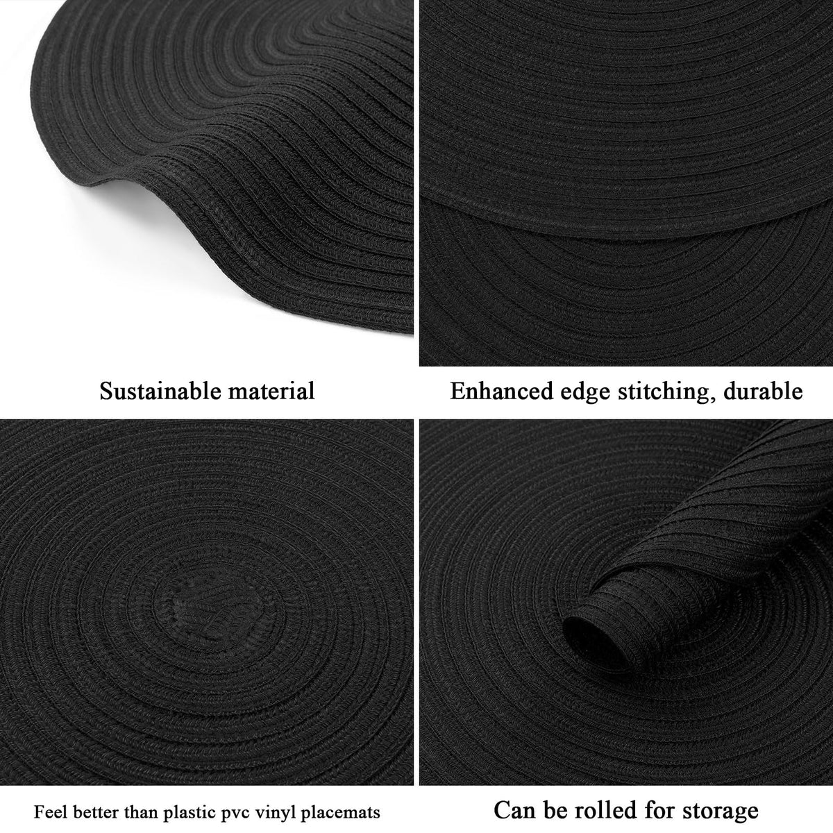 SHACOS placemats are easy to care for with wipe clean or machine wash options.