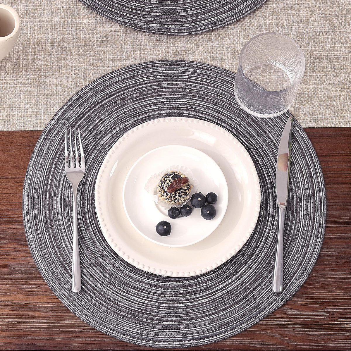 Wipe-clean SHACOS placemats for quick cleanup after meals