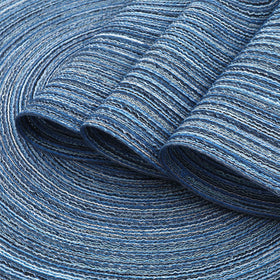 SHACOS placemats blue-gray wrinkle-resistant for quick setup