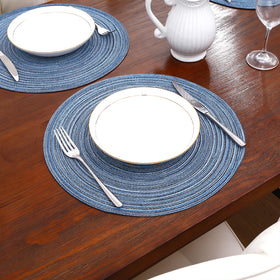 SHACOS versatile placemats suitable for indoor or outdoor entertaining