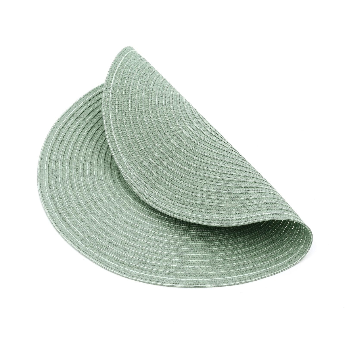 SHACOS Round Placemats set of 6 for easy table dressing and cleanup.