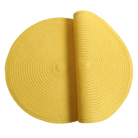 SHACOS round placemats suit weddings, parties, and everyday dinners alike.