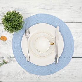 SHACOS placemats are washable and easy to clean for busy homes.