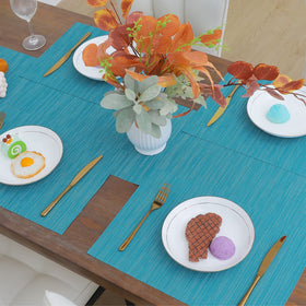 SHACOS placemats Teal gift-ready packaging for friends and family